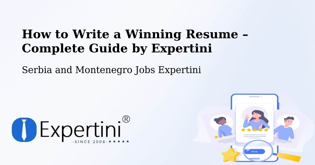 Resume Writing Guide for Job Seekers – Peterborough - Peterborough, Serbia and Montenegro Jobs Expertini